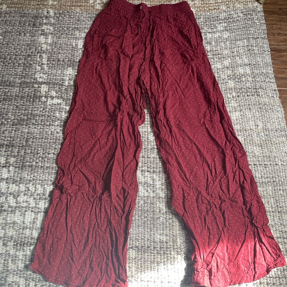 Red Polka Dot Pants - Picture 1 of 1
